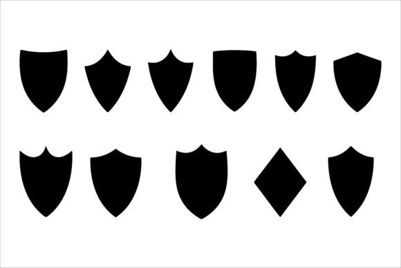 Download Shield Vector Silhouette Design - Premium Resources