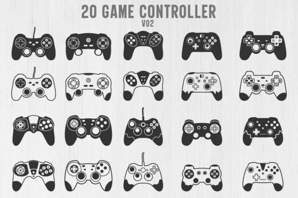 Download Game Controller SVG, Gaming Silhouettes - Controller Collection