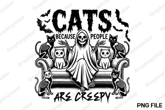 Download Cats People Are Creepy PNG, Skeleton Cat - Premium Resources