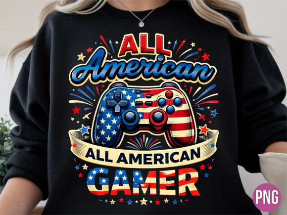 Download All American Gamer Controller Flag PNG - Controller Collection