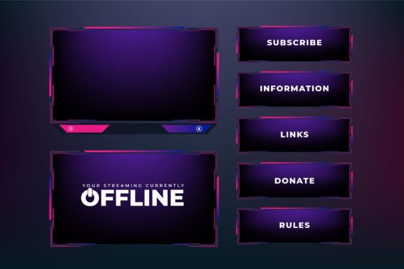 Download Online Game Streaming Frame Border - Border Collection